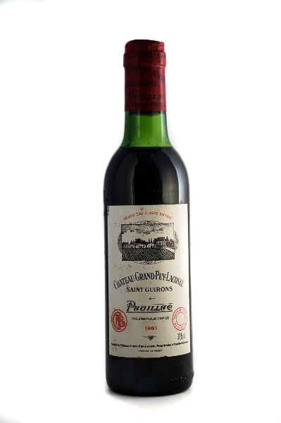 Picture of 1981 Chateau Grand Puy Lacoste, 375ml, 