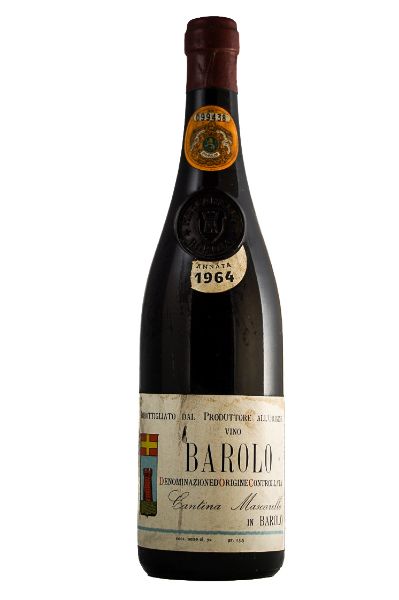 Picture of 1964 Bartolo Mascarello Barolo, slightly mouldy label