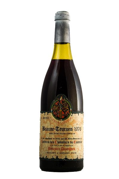 Picture of 1976 Confrérie des Chevaliers du Tastevin (Pasquier Desvignes) Beaune 1er Cru les Teurons