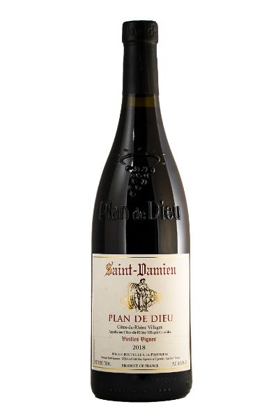 Picture of 2018 Domaine Saint-Damien Côtes du Rhône Villages Plan de Dieu Vieilles Vignes