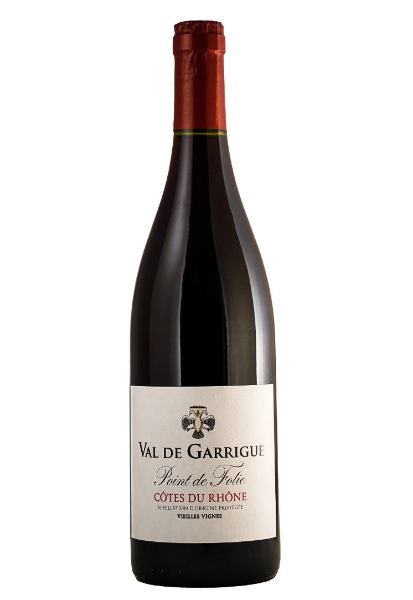 Picture of 2015 Val de Garrigue Côtes du Rhône Rouge Vielles Vignes, 'Point de Folie’ 