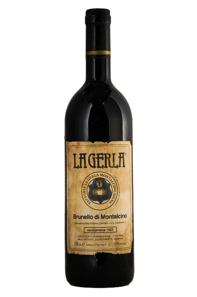 Picture of 1983 La Gerlo Brunello di Montalcino, stained label