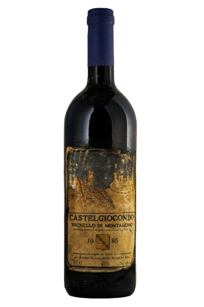 Picture of 1986 Frescobaldi Brunello di Montalcino, Castelgiocondo Damaged label 