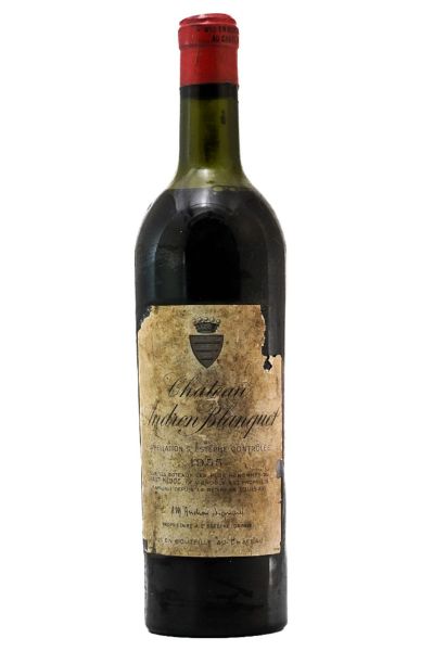 Picture of 1955 Château Andron Blanquet, Grand Cru Saint Estèphe, Slightly damaged label