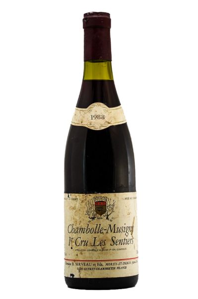 Picture of 1988 Domaine Serveau Chambolle-Musigny 1er Cru les Sentiers 