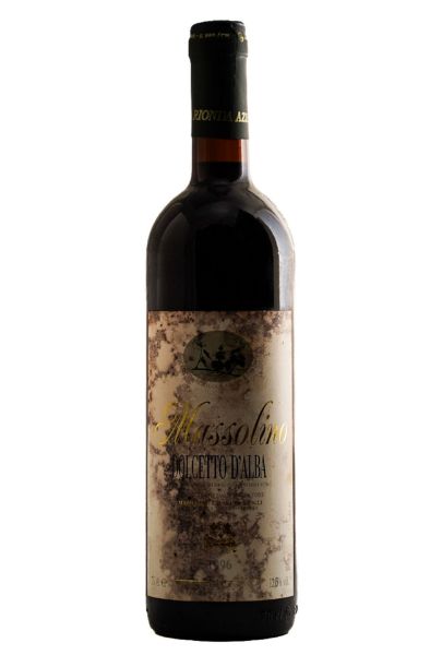 Picture of 1996 Massolino Dolcetto, slightly damaged label