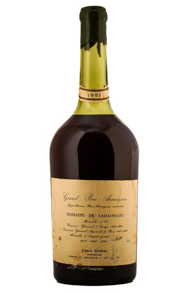 Picture of 1951 Domaine Lassaubatju Bas Armagnac, Magnum 