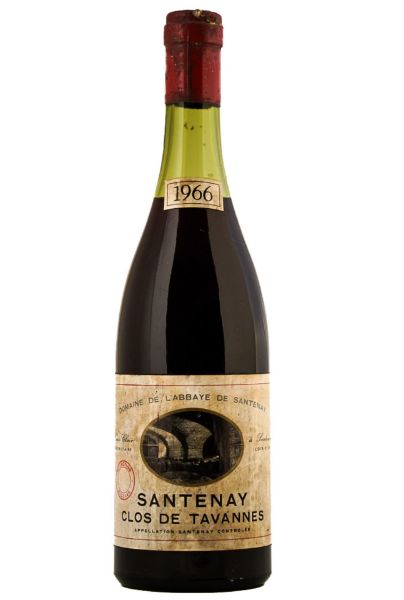 Picture of 1966 Domaine de l'Abbaye de Santenay Santenay 1er Cru clos de Tavannes, High shoulder fill