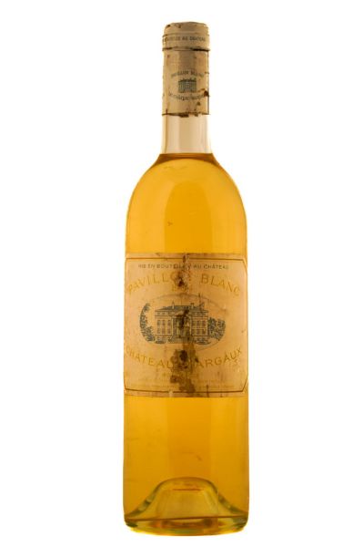 Picture of 1986 Pavillon Blanc du Château Margaux - Slightly scuffed label, brilliant colour
