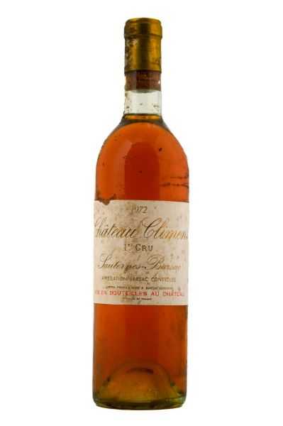 Picture of 1972 Château Climens, 1er Grand Cru Classé Sauternes Barsac