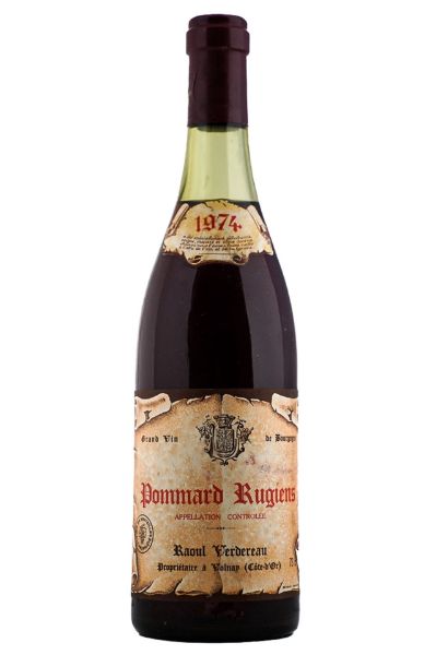 Picture of 1974 Domaine Verdereau Pommard 1er Cru les Rugiens, High shoulder fill