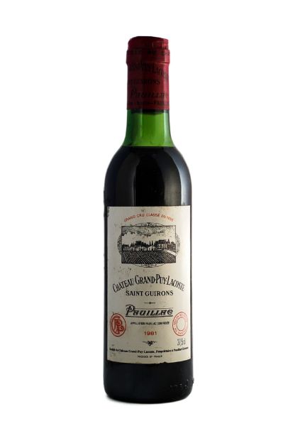 Picture of 1981 Chateau Grand Puy Lacoste, 375ml, 