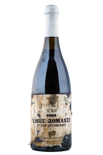 Picture of 1984 Domain Mongeard-Mugneret Vosne Romanée 1er Cru les Suchots, damaged label