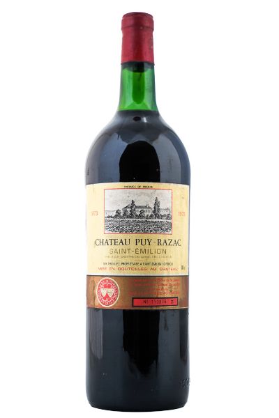 Picture of 1973 Chateau Puy Razac Saint Emilion Grand Cru MAGNUM