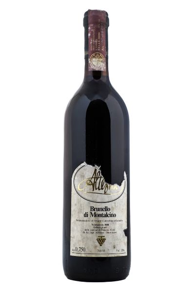 Picture of 1980 Altesino Brunello di Montalcino, damaged label