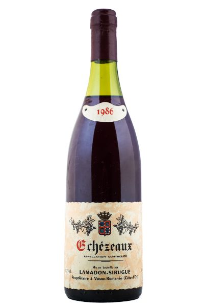 Picture of 1986 Domaine Lamadon Sirugue Echezeaux Grand Cru, high shoulder