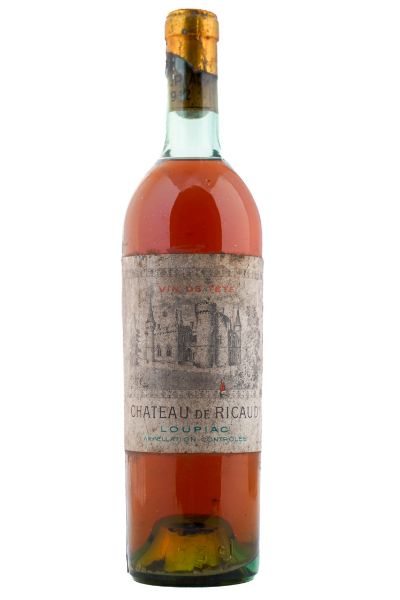 Picture of 1912 Château de Ricaud, Grand Cru Loupiac (vintage readable on cork), estate bottled 