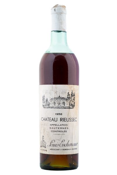 Picture of 1958 Chateau Rieussec 1er Grande Classe Sauternes