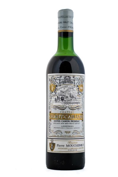 Picture of 1964 Château Haut Caillou, Grand Cru Fronsac, high shoulder 