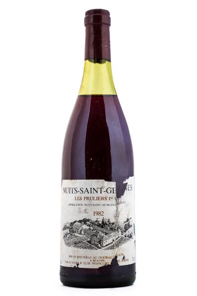 Picture of 1982 Chateau de Puligny Nuits St Georges 1er Cru 'Les Pruliers'