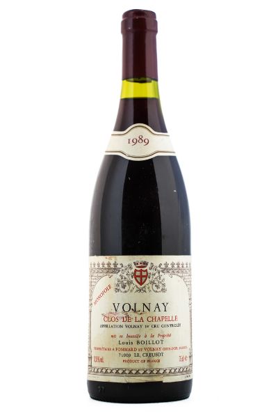 Picture of 1989 Domaine Louis Boillot Volnay 1er Cru 'Clos de la Chapelle' monopole 