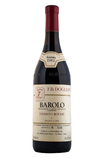 Picture of 1982 Bofani Fratelli Dogliani Vigneto Barolo