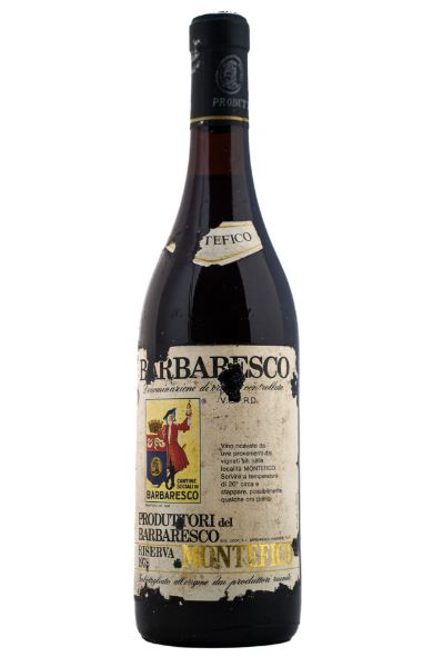 Picture of 1978 Produttori del Barbaresco Barbaresco Montefico, damaged label