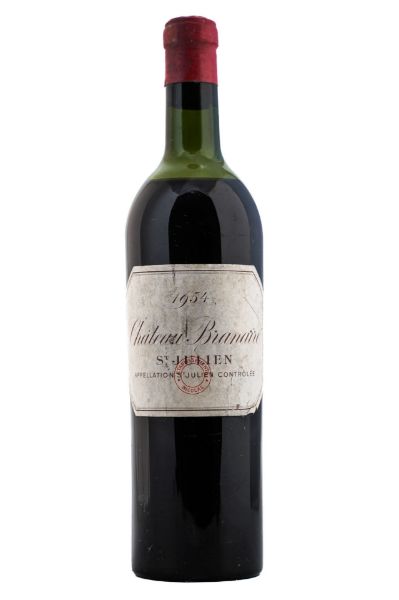 Picture of 1954 Château Branaire, Grand Cru Classé Saint Julien, high shoulder, Nicolas bottling 