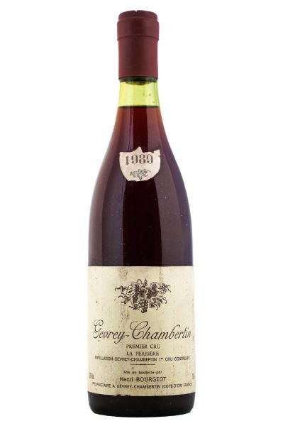 Picture of 1989 Domaine Henri Bourgeot Gevrey-Chambertin 1er Cru la Perrière, damaged label