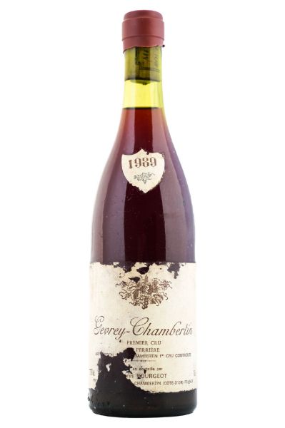 Picture of 1989 Domaine Henri Bourgeot Gevrey-Chambertin 1er Cru la Perrière, damaged label