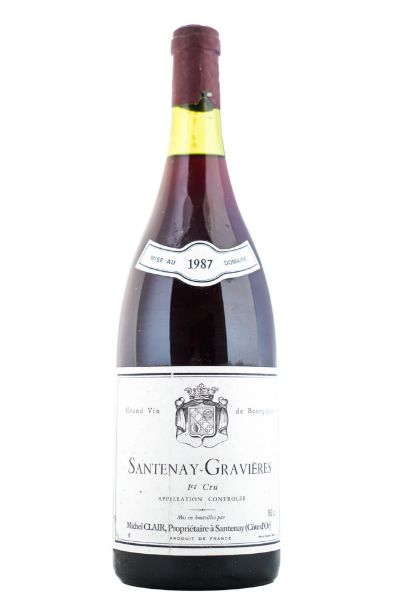 Picture of 1987 Domaine Michel Clair Santenay 1er Cru Gravières Rouge, Magnum 