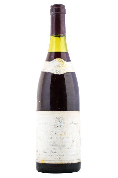 Picture of 1988 Domaine Buisson Corton Grand Cru le Rognet, very damaged label