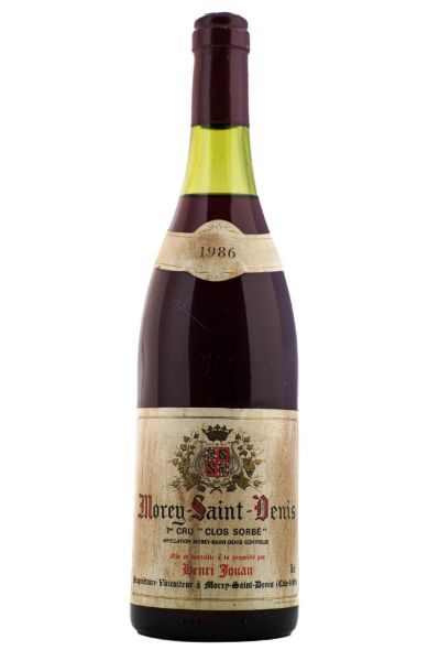 Picture of 1986 Domaine Jouan Morey Saint Denis 1er Cru Clos Sorbé 