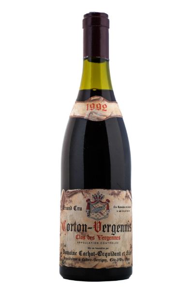 Picture of 1992 Domaine Cachat Ocquidant Corton Vergennes Clos des Vergennes Grand Cru 