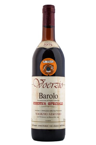 Picture of 1974 Giacomo Voerzio Barolo Riserva Speciale