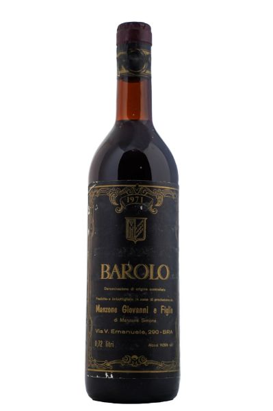 Picture of 1971 Giovanni Manzone Barolo