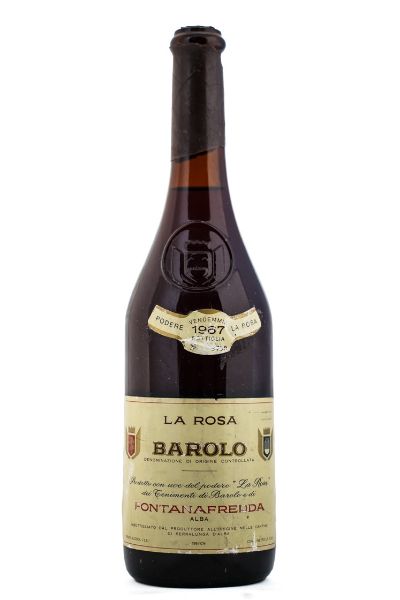 Picture of 1967 Fontanafredda Barolo La Rosa